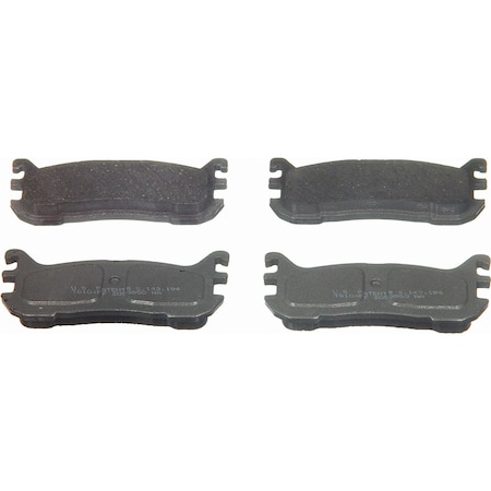 Wagner Brakes 94-05 Ford/Maz/Merc-Est/Est Zx2/Miata:Rr Disc Pad Set, Pd663 PD663